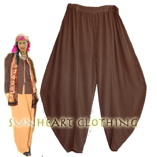 tienda ho moroccan cotton lagenlook harem pants 60 % cotton 40 % rayon